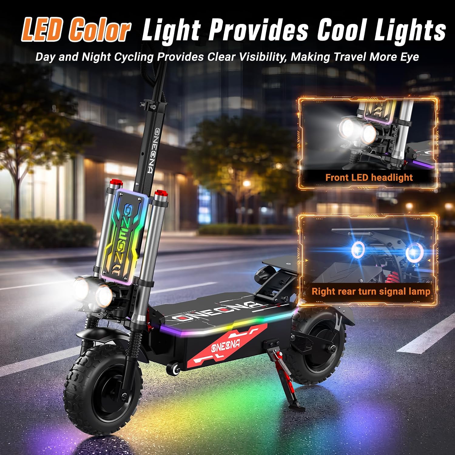 ONECNA GT8 Foldable Off Road E - đánh giá và giá 60V 5600W Dual Motor Electric Scooter