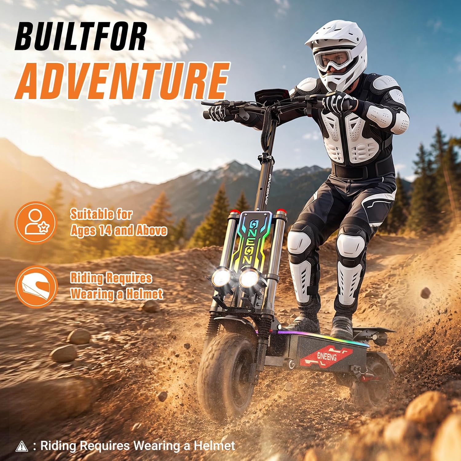 ONECNA GT8 Foldable Off Road E - đánh giá và giá 60V 5600W Dual Motor Electric Scooter